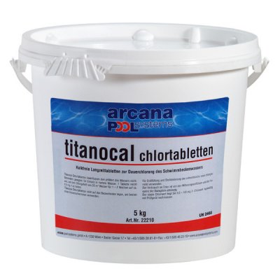 ARCANA TITANOCAL Chlorové tablety 5 kg – Zboží Mobilmania