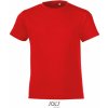 Dětské tričko SOL'S dětské bavlněné tričko REGENT FIT Red