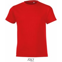 SOL'S dětské bavlněné tričko REGENT FIT Red
