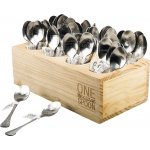 One Message Spoon Dřevěný stojan na lžičky, 8 otvorů, výška: 90 mm, délka: – Sleviste.cz