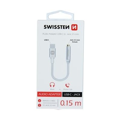 Swissten USB-C/JACK 73501302 – Hledejceny.cz