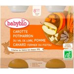 Babybio Mrkev s máslovou dýni kuřetem a rýži 2 x 200 g – Zboží Dáma