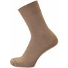 Knitva Slabé 100% bavlněné ponožky béžová střední