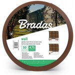 Bradas stínící fólie na plot 1200g/m2 0,0475 m x 50 m brown – HobbyKompas.cz