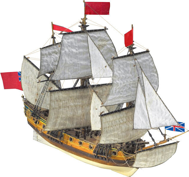 Corel H.M.S. Peregrine 1749 kit 1:96