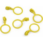 Jezdec ke spirálovým zipům No 3 s barevným kroužkem Varianta: 110 žlutá, Balení: 5 ks – Sleviste.cz