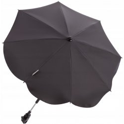 Slunečník a stříška ke kočárku Bebetto Deštník 65 cm šedý
