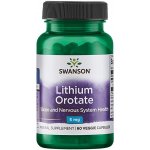 Swanson Lithium Orotate 5 mg 60 kapslí – Sleviste.cz