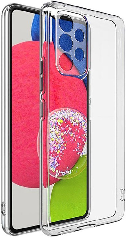 Pouzdro SES Silikonové obal Samsung Galaxy A52 A525F - průhledné