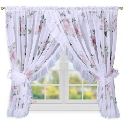 BytoTex Hotová záclona Flora 300x160 cm – Hledejceny.cz