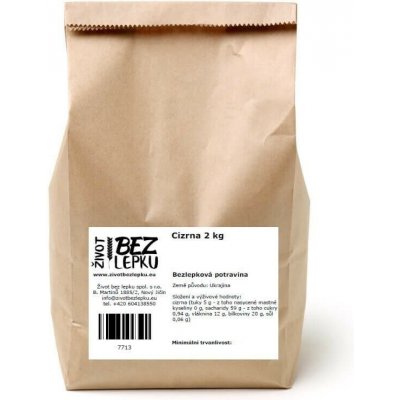 Život bez lepku Cizrna 2 kg – Zboží Dáma