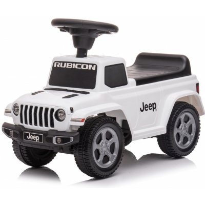 Sun Baby auto s opěradlem s funkcí hudby JEEP Rubicon Gladiator bílá