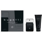 Bugatti Signature Black EDT 100 ml + sprchový gel 200 ml dárková sada – Zboží Dáma