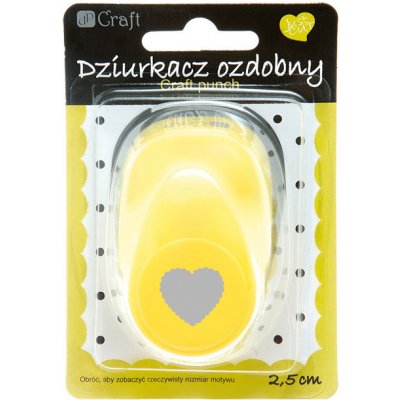 Dekorativní děrovačka DP Craft 2,5 cm - srdce – Zbozi.Blesk.cz