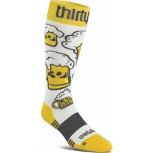 Thirtytwo ponožky Double White/Yellow