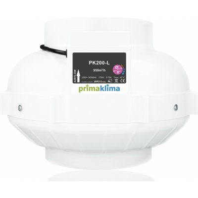 Ventilátor Prima Klima PK200-L, 1rychlost,, 450/950m3/h | Zboží Auto