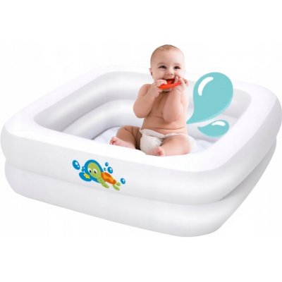 Bestway Nafukovací cestovní vanička 86 x 86 x 25cm – Sleviste.cz