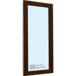 Kömmerling balkonové dveře 70 AD OS levé tmavý dub/tmavý dub 80 x 220 cm jednostranná klika + madýlko + PVC rám – Hledejceny.cz
