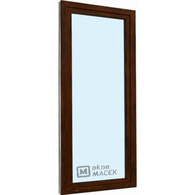 Kömmerling balkonové dveře 70 AD OS levé tmavý dub/tmavý dub 80 x 220 cm jednostranná klika + madýlko + PVC rám – Hledejceny.cz
