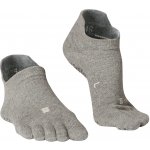 Kimjaly Prstové protiskluzové ponožky na jógu šedé – Zboží Mobilmania