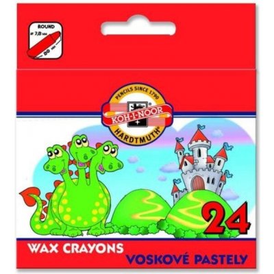 Koh-i-noor voskovky WAX CRAYON 24ks – Zboží Dáma