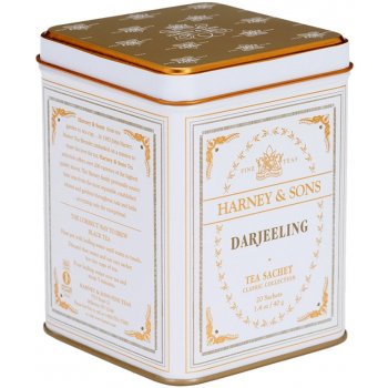 Harney & Sons Darjeeling classic collection 20 hedvábných sáčků v plechovce