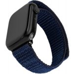 FIXED Nylon Sporty Strap pro Apple Watch Ultra 49mm, tmavě modrý FIXNST2-1029-DBL – Zboží Mobilmania