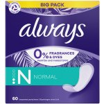 Always Daily Fresh Normal slipové vložky bez parfemace 60 ks – Hledejceny.cz