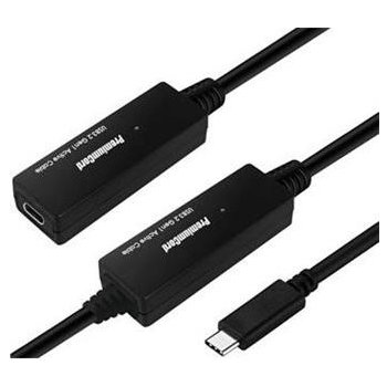PremiumCord ku31rep10 USB-C repeater a prodlužovací Male-Female, 5Gbps, 10m