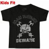 Dětské tričko ROCK OFF Tričko metal Iron Maiden Beware černá