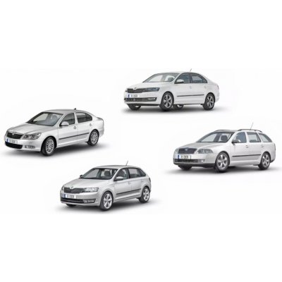 Škoda Octavia II, Rapid-Boční ochranné lišty RIDER F-46-01 – Hledejceny.cz