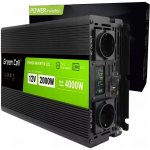 Green Cell PowerInverter LCD 12 V 2000W/40000W čistá sinusoida | Zboží Auto