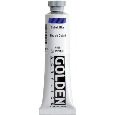 Golden Heavy Body akrylová barva 1140 cobalt blue 59 ml – Hledejceny.cz