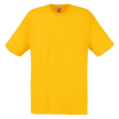 Fruit Of The Loom spodní tričko Original Full-Cut T 145 g/m žlutá slunečnicová – Zboží Mobilmania