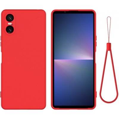 VSECHNONAMOBIL 77118 RUBBER Ochranný kryt pro Sony Xperia 10 VI červený – Zboží Živě