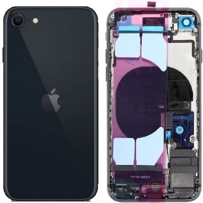 Kryt Apple iPhone SE 2020/2022 Zadní housing černý – Zboží Mobilmania