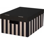 Hit Krabice úložná s víkem - 28 x 37 x 18 cm / 2 ks 30205 – Zboží Živě