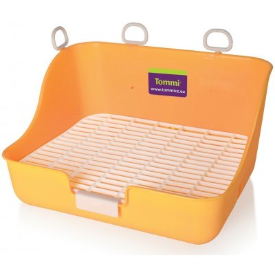 Tommi Toaleta s roštem pro králíky světle modrá 27 x 21 cm – Zboží Mobilmania