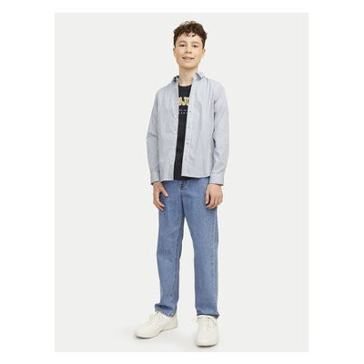 Jack&Jones Junior košile Joe 12260144 modrá – Zboží Dáma