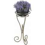 HowHomely Stojan na květiny 60x28 cm zlatá DD0571 – Zboží Dáma