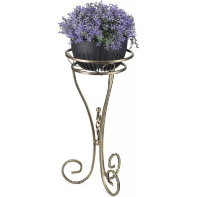 HowHomely Stojan na květiny 60x28 cm zlatá DD0571 – Zboží Dáma