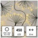 Emos D3AW11 LED nano řetěz svítící trsy teplá bílá 8m – Hledejceny.cz