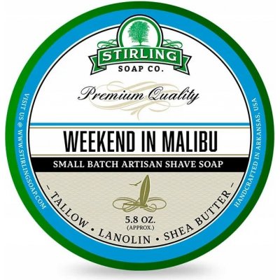 Stirling Soap Company Weekend In Malibu mýdlo na holení 170 ml – Zboží Dáma