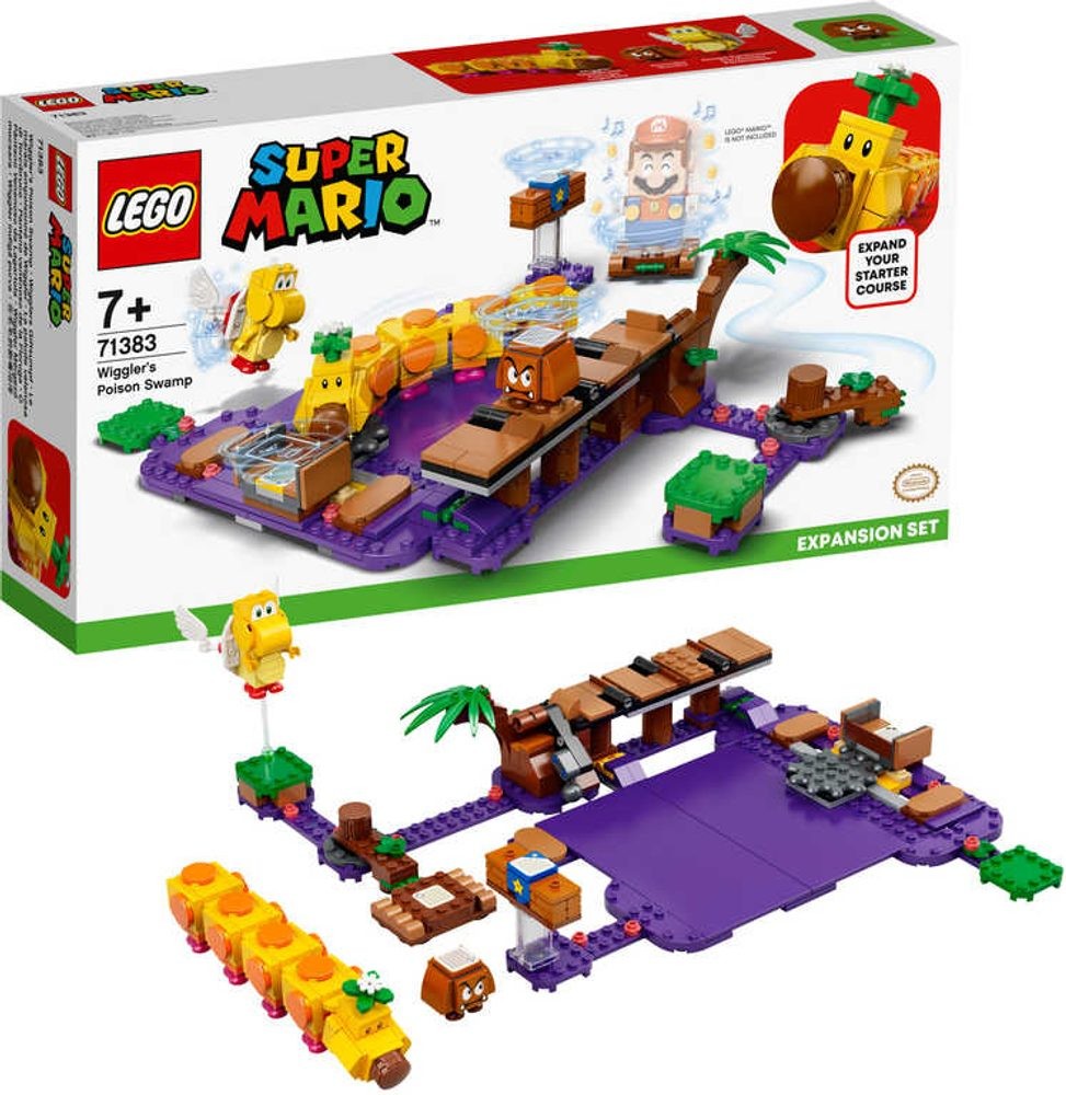 LEGO® Super Mario™ 71383 Wiggler a jedovatá bažina rozšiřující set