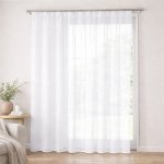 Hladký bílý voál s olůvkem - 300 cm bez obšití 300 – Hledejceny.cz