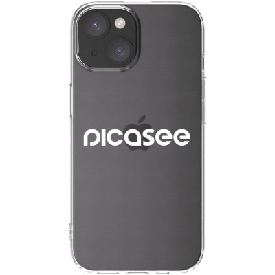 Picasee silikonový průhledný obal pro Apple iPhone 15 - Picasee - new logo - white – Zboží Mobilmania