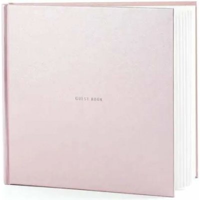 Svatební kniha hostů světle růžová - 60 listů – Hledejceny.cz