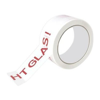 Lepicí páska „POZOR SKLO“ 50 mm/66 m – Zboží Dáma