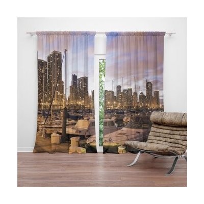 Sablio Závěs Městský přístav: 2ks 140x250cm – Hledejceny.cz