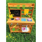 2Kids Toys Dřevěná zahradní kuchyňka – Zboží Dáma